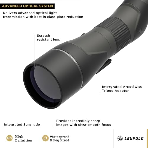 Leupold SX-2 Alpine HD Spotting Scope 20-60x80mm Angled Model 185684