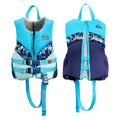 Kids Blue Life Jacket for 33-55 lbs - USCG & Transport Canada Approved, Safety Strap, UV Resistant, Toddler Boating Vest