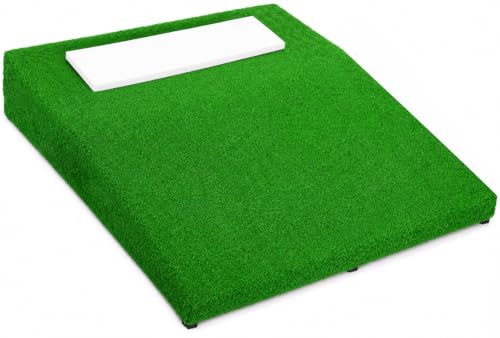 Portable Baseball Pitching Mound with Hard Rubber for Youth & Adults