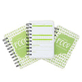 Calorie Tracker Journal Set - Pocket Food Log for Meal and Protein Tracking - 3 Pack, 3-Month Spiral-Bound Food Journals
