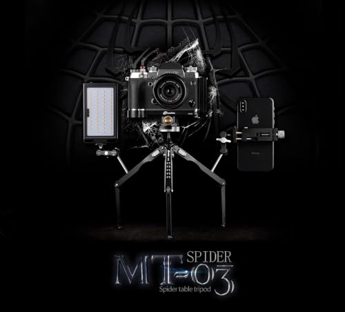 Mini Tabletop Tripod - Aluminum Foldable Portable Camera Stand - MT-03