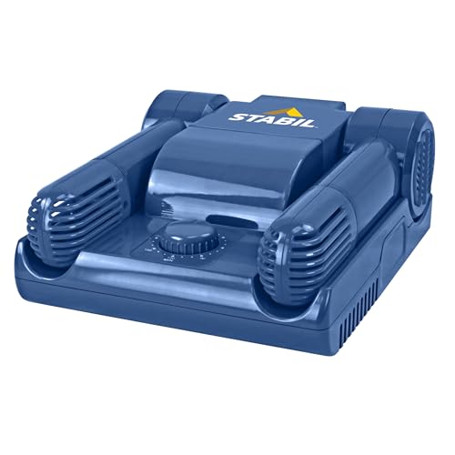 DRYGUY Stabil Shoe Dryer with 2 Ports for Boots, Shoes & Gloves, Blue