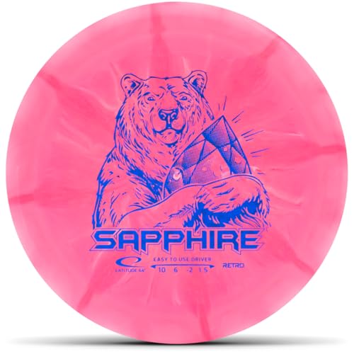 Latitude 64 Retro Burst Disc Golf Set 6-Pack - Beginner Friendly, Includes Keystone, Fuse, River & More