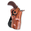 MASC Leather Paddle Holster for Pietta 1860 .44 Snub Nose, Retention Strap, Adjustable Cant