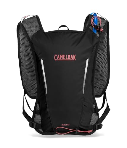 Women’s Hydration Running Vest 50oz with Reflective Safety Features - Black