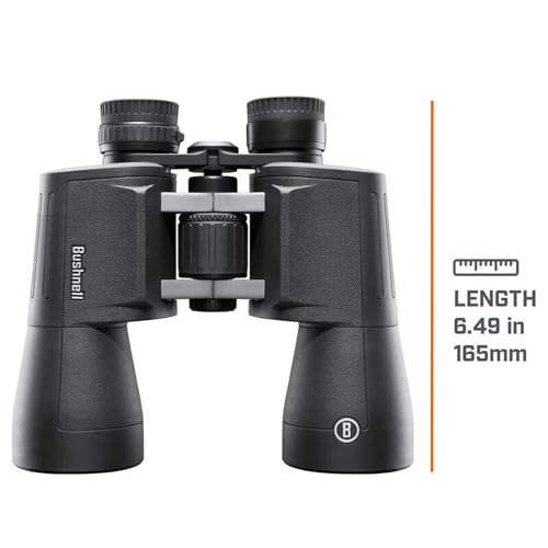 Bushnell PowerView 2 20x50 Binoculars - HD Multi-Coated Lenses, Durable Aluminum Chassis