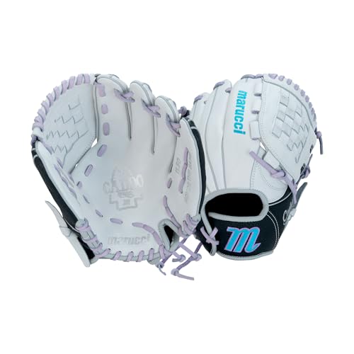 Marucci Caddo Fastpitch V2 Softball Glove - White Lavender 11.5 Inch Right Hand