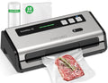 FRESKO Food Vacuum Sealer with Automatic Detection & Large Silver