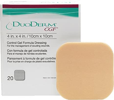 4x4 Hydrocolloid Wound Dressings Waterproof 20 Count - Skin Healing