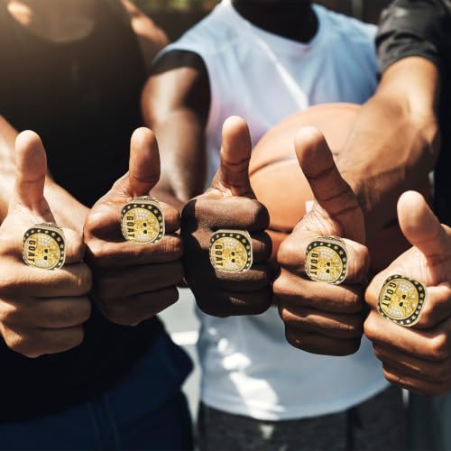 Misdary Championship Rings Bulk with Holder - 16/Goat Award Gift Set