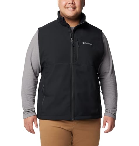 Large Black Columbia Ascender II Softshell Vest - Men's Performance Outerwear