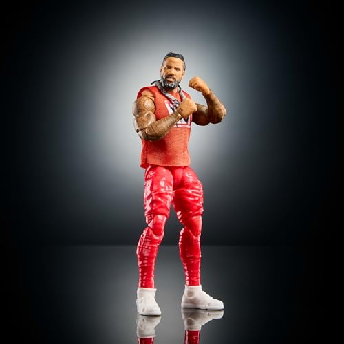 Mattel WWE Ultimate Edition Jimmy Uso Action Figure with Swappable Heads & Hands, 6-Inch Collectible Toy Set