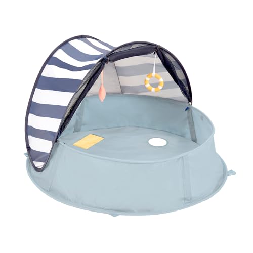 Baby Beach Tent & Paddling Pool Marine UPF 50+ - 2-in-1 Baby Sun Shelter