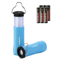 EverBrite Blue 2-in-1 Mini Lantern and Flashlight - Zoomable, Lightweight Camping Light