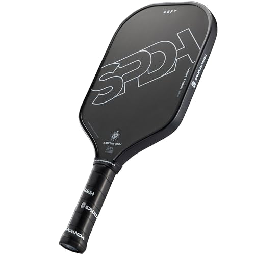 SpartanPanda Black Pickleball Paddle with Toray T700 Carbon Fiber - Pro Control & Spin