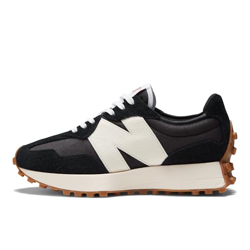 New Balance Women's 327 Sneakers - 9.5 Black White Retro Style