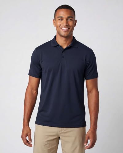 Men's Short Sleeve Golf Polo Shirt - Athletic Tennis Casual Set Large