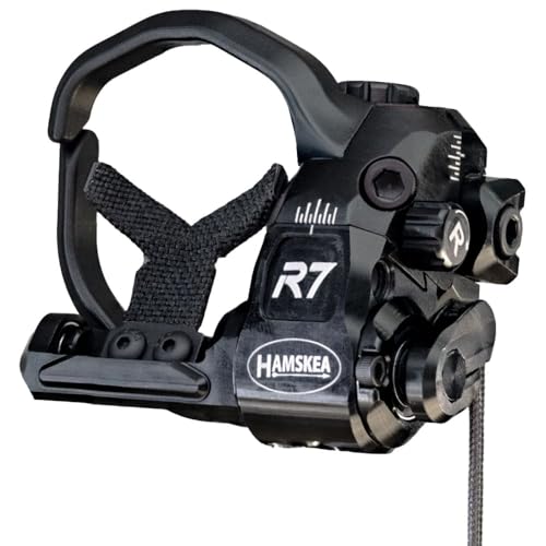 Right Hand Arrow Rest for Archery Bows - Black, Compatible with Integrate