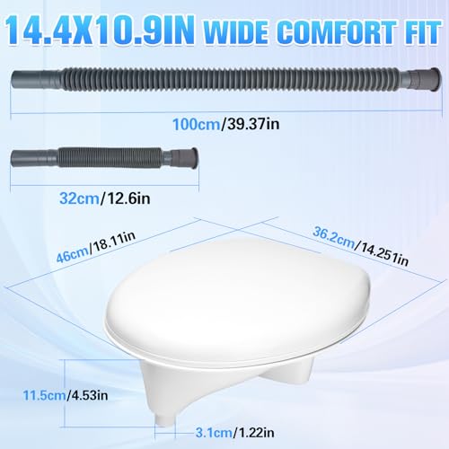 Composting Toilet Kit with Urine Diverter & Seat - DIY Off-Grid Bathroom Solution