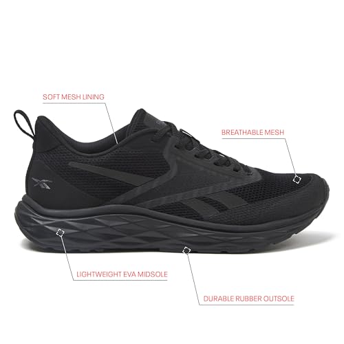 Reebok Aniwa Mens Running Shoes - Black 10.5