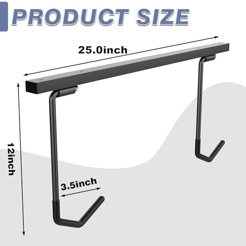 Ceiling Bike Rack for Garage - Holds 2 Bikes, Space Saving Ceiling Storage