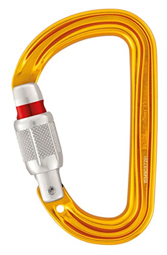 PETZL Sm'D Rock Climbing Carabiner with Locking System