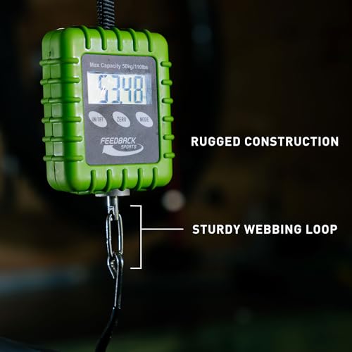 Feedback Sports Expedition Digital Scale 50kg for Backpacking, Cycling & Luggage