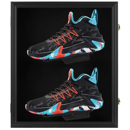 Wall Mount Clear Acrylic Shoe Display Case for Sneakers & Sports Shoes