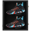 Wall Mount Clear Acrylic Shoe Display Case for Sneakers & Sports Shoes