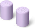 BrüMate Magnetic Straw Caps - Silicone Straw Topper 2-Pack | Dust & Dirt Resistant | Fits All Era & Resa Tumblers (Lavender)