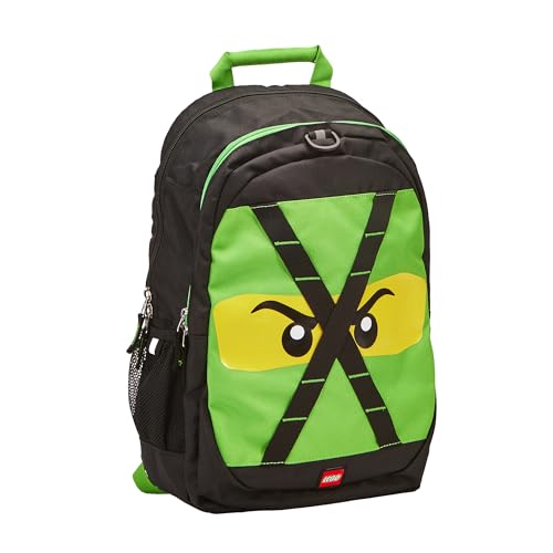 Kids LEGO NINJAGO School Backpack - Lloyd Green, Adjustable Padded Straps
