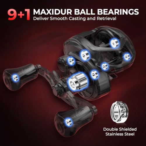 KastKing Royale Legend Max 300 Baitcasting Reel 6.1:1 Gear Ratio, Right Hand