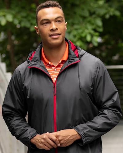 Men's Water-Resistant Wind Jacket - Ohio State Buckeyes, Large