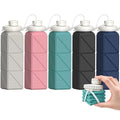 BEAUTAIL Collapsible Water Bottle 21oz with Pink, Blue, Dark Blue & Black Variants