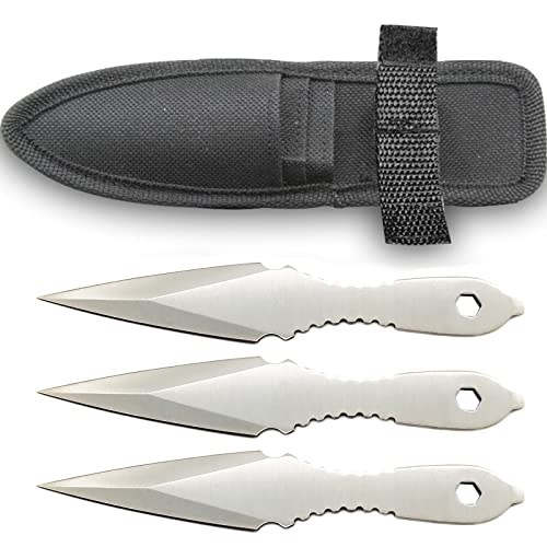 Fixed Stainless Steel Set with Sheath - 3pcs