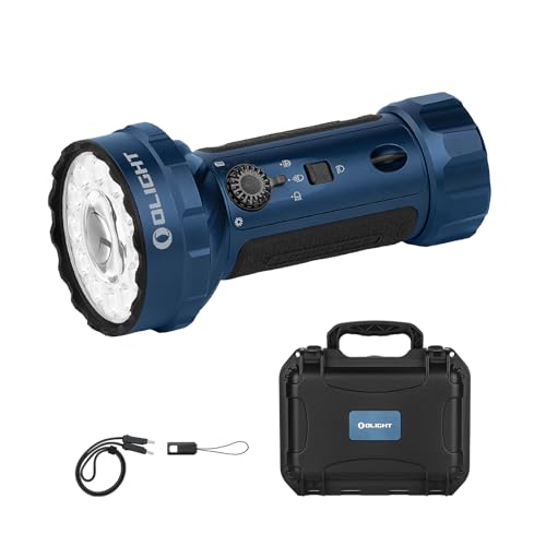 OLIGHT Marauder Mini 2 High Lumen Flashlight - Midnight Blue, 5 Lighting Modes