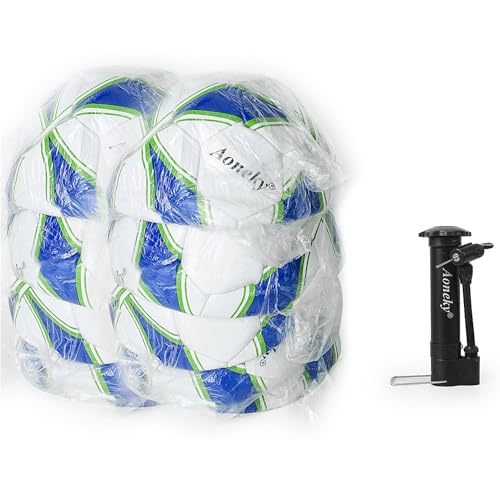 Soccer Ball with Pump - Durable Eco-Friendly 2.5mm PVC Leather & Reinforced Stitching