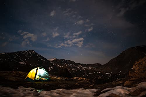 3 Person Backpacking Tent with Footprint - Lightweight Camping Shelter
