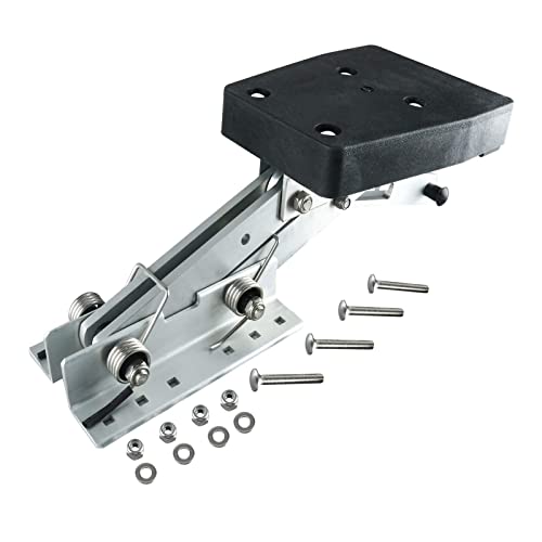 YaeMarine Heavy Duty Aluminum Outboard Motor Bracket for 7.5-20 HP Boats