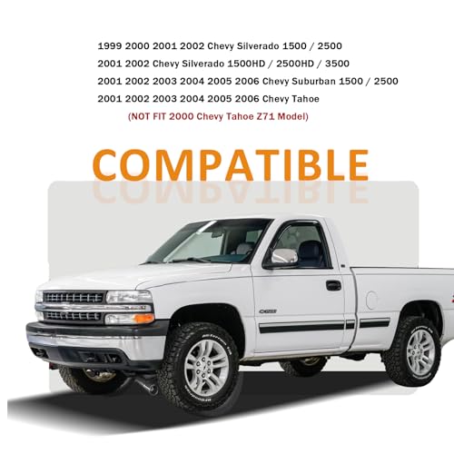 A&P Chrome Headlight Assembly for Chevrolet Tahoe Suburban Silverado 00-06