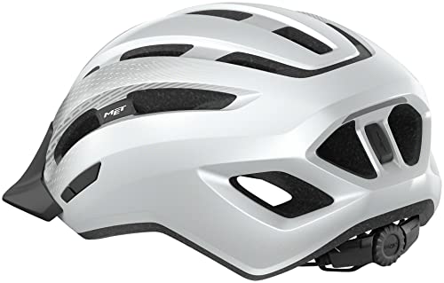 MET Downtown MIPS Helmet Small-Medium White Glossy Bicycle Safety Helmet