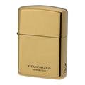 Zippo Armor Titanium Coating Gold Lighter - Scratch-Resistant & Durable
