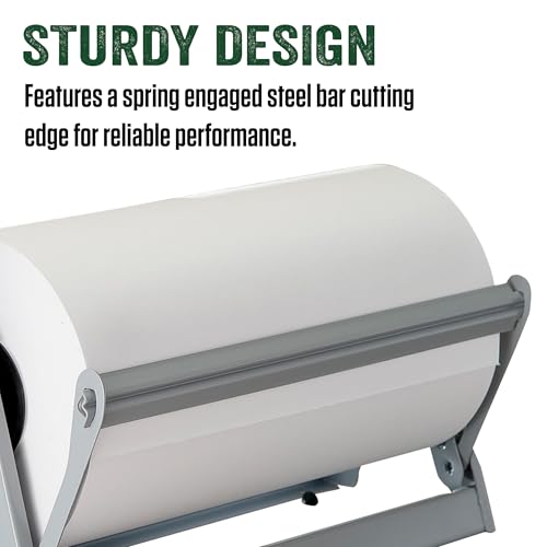 LEM Freezer Paper Cutter with 15 Inch Steel Blade and 450' Roll - With Cutter