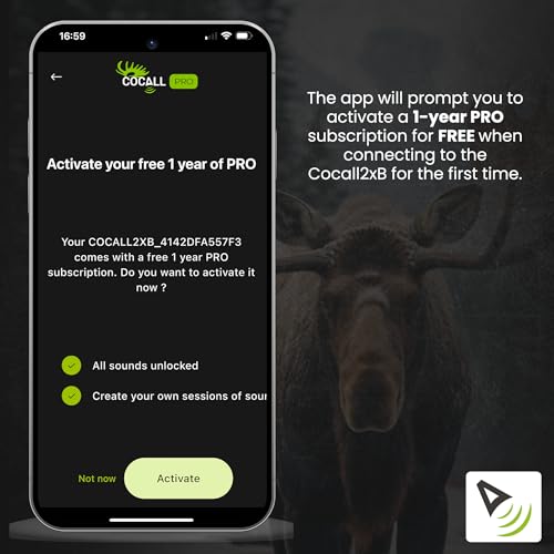 COCALL 2XB Bluetooth Game Call with App - Deer, Bear & Moose Hunting Device