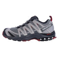 Salomon Men’s XA PRO 3D Trail Running Shoes - 10.5 Monument/Ebony/Red Dahlia