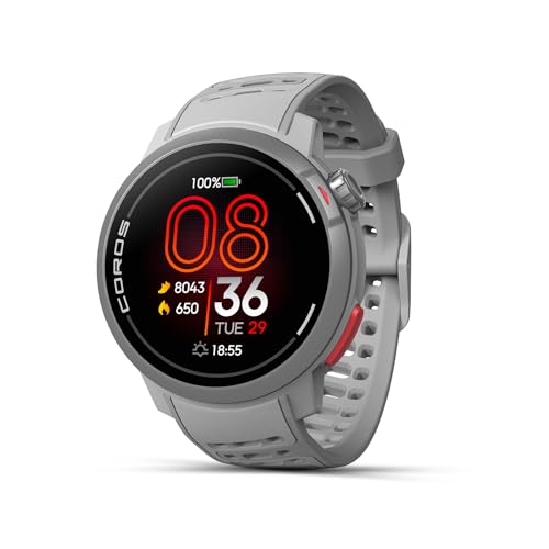 COROS PACE Pro GPS Sport Watch Grey 1.3-Inch AMOLED Touchscreen, Fitness Tracker