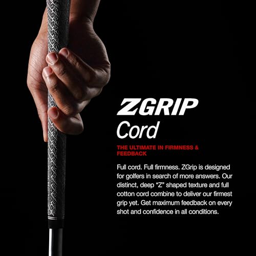 Golf Pride ZGRIP Cord Golf Grip Midsize 13-Pack | Firm Control & Traction