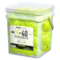 Franklin X-40 Outdoor Pickleballs 36 Pack - USAP Approved, High Visibility Yellow