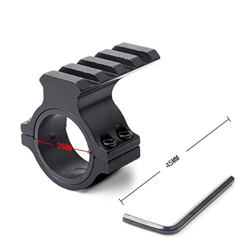 Ulightfire 25.4/30mm Mount Ring with Extension Mount Rail