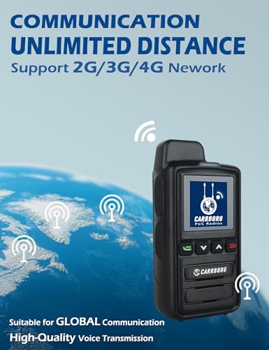 Global 4G LTE Walkie Talkies with Unlimited Range & Secure Encrypted Communication